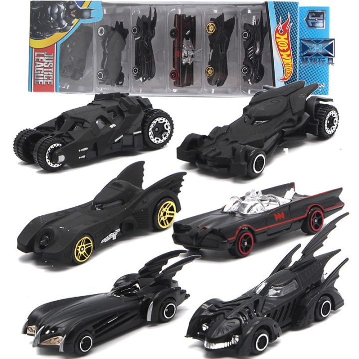 1-64-mini-6-piece-diecast-metal-batman-model-car-toy-batmobile