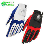 [ จัดส่งด่วน ] รุ่นใหม่ TYGOLF ถุงมือกอล์ฟผู้ชายซิลิโคนฝ่ามือเดียวกันลื่นสวมใส่สบายและระบายอากาศได้ดีถุงมือวิเศษ