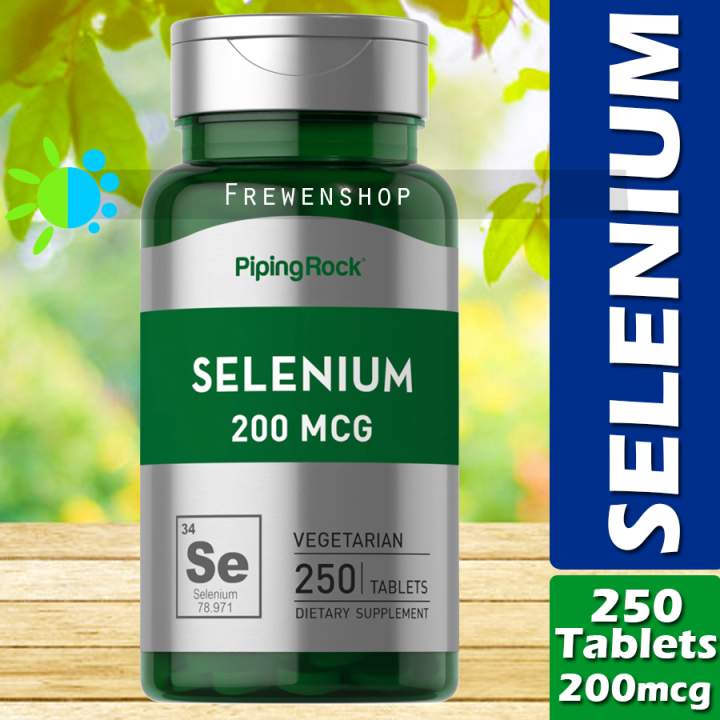 SELENIUM 200 mcg x 250 Tablets Selenium Yeast 200mcg Supplement Lazada PH