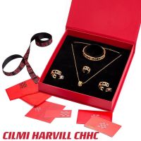 【hot】✠☃♞  CILMI HARVILL CHHC Womens Jewelry With Four In High-end Metal Material Inlay Design