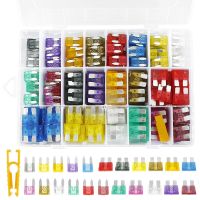 344Pcs Car Fuse Blade Fuses Kit Auto Truck Standard Mini Blade Assorted 2/3/5/7.5/10/15/20/25/30/35/40A Fuse Auto Accessories Fuses Accessories