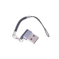 เครื่องอ่านมินิการ์ด USB ความเร็วสูง2.0เป็นอะแดปเตอร์ Type-C เหมาะสำหรับ14 PD สายเคเบิลข้อมูลสายชาร์จเร็วเครื่องชาร์จไฟอะแดปเตอร์ DKQ3825เครื่องอ่านการ์ด