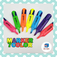 INEXSHOP - พร้อมส่ง ปากกาเน้นข้อความ ปากกาสะท้อนแสง ปากกาเน้นข้อความสีสะท้อนแสง มี 7 สี