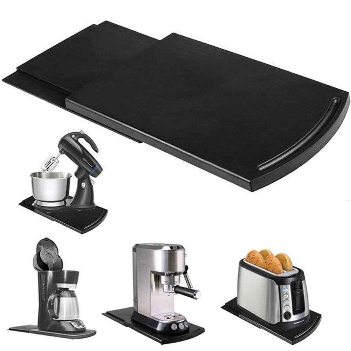 1 Pack Kitchen Caddy Sliding Coffee Tray Mat Under Appliance Coffee Maker Toaster