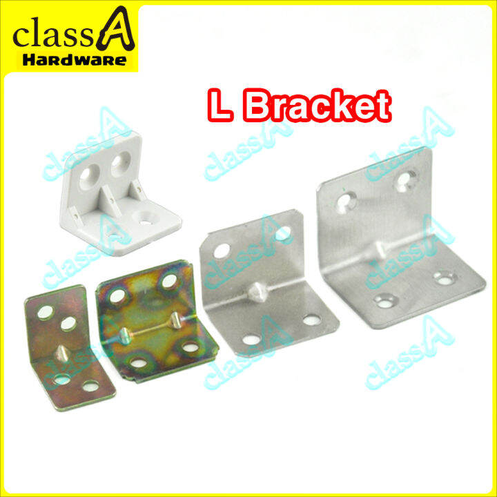 ClassAHW PVC L Shape Stainless Steel Bracket Metal Drawer Kitchen ...