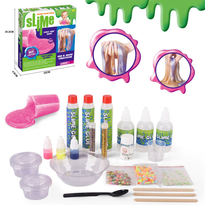 diy-slime-kit-unicorn-making-fluffy-slime-soft-polymer-clay-set-antistress-kids-toy-crystal-mud-poopsie-surprises-gifts-for-girl