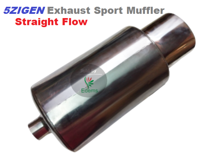 HKS JASMA 5ZIGEN Muffler exhaust 2 Inlet Stainless Steel Exhaust