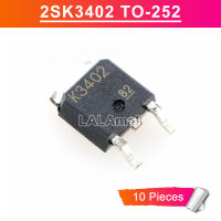 10Pcs 2SK3402 K3402 TO-252 SMD 60V/36A Switching N-Channel Power MOSFET ทรานซิสเตอร์ใหม่ Original IC