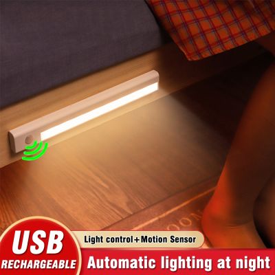 【CC】 Sensor Night Lights Bedroom Detector Wall Lamp Staircase Closet Room Aisle Ligh