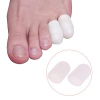 ♂ 2Pcs Silicone Gel Little Toe Tube Corns Blisters Corrector Pinkie Protector Gel Bunion Toe Finger Protection Gel Sleeve