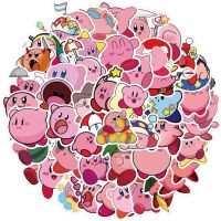 【LZ】◇  Kawaii kirby adesivos para meninas 50pcs bonito desenhos animados para a bagagem guitarra geladeira laptop jogo grafite vinil decalque