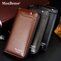 ZZOOI New Long Wallet Mens Zip Multi-card Space Large Capacity Card Bag Clutch Bag Fashion Casual Long Money Clip Coin Bag