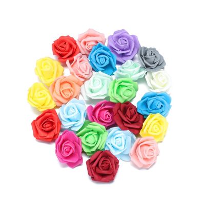 ช่อดอกไม้ปลอมทำจากโฟมพีอีของตกแต่งงานแต่งงานตกแต่งบ้านสำหรับงานเลี้ยงเจ้าสาว50ชิ้น6ซม. SENATE70TE8จากเดนมาร์ก