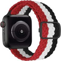 Strap For Apple Watch band 44mm 40 38mm 42mm 6 SE 5 3 Nylon Elastic Braided solo loop Bracelet iWatch Serie 7 8 Ultra 41 45 49mm Straps