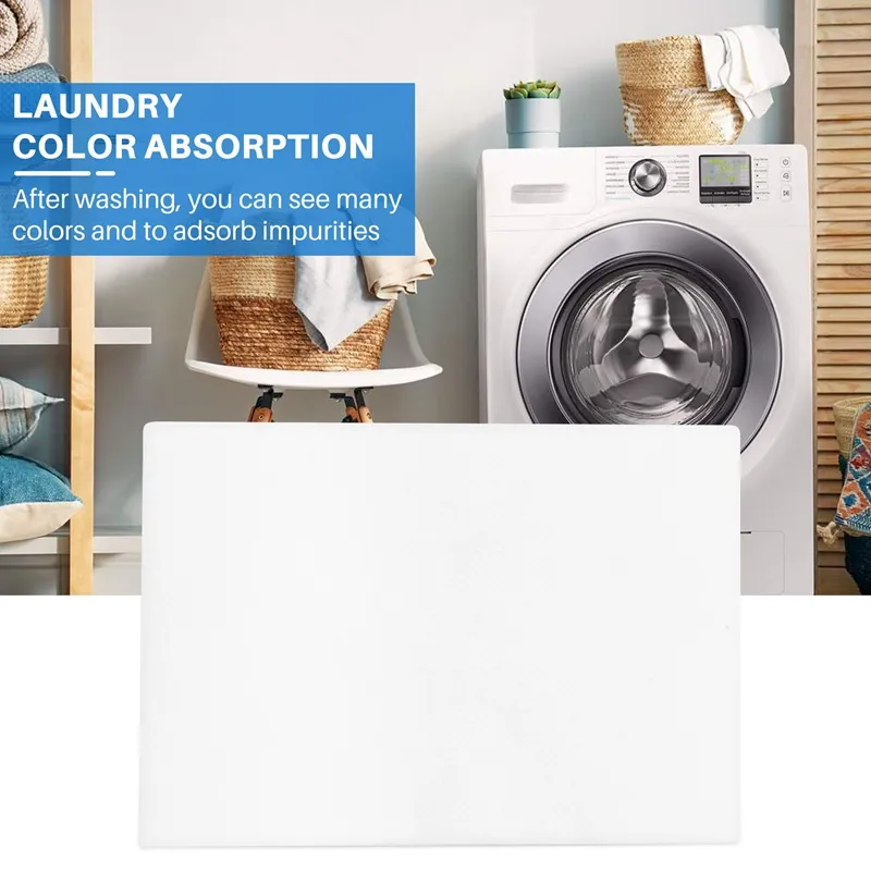 200pcs Washing Machine Use Mixed Dyeing Proof Color Absorption Sheet Anti  Dyed Cloth Laundry Papers Color Catcher Grabber Cloth