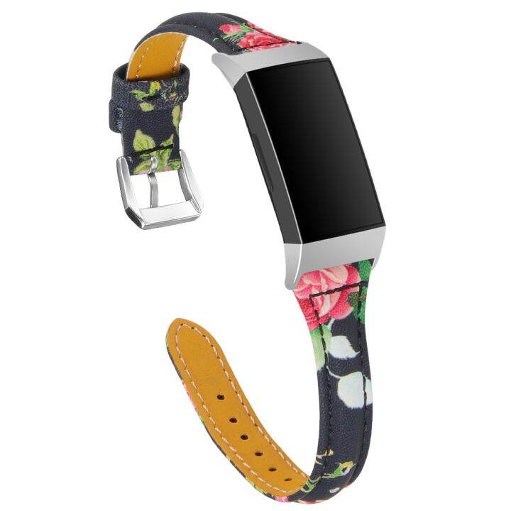 สายหนังพิมพ์ลายสำหรับ-fitbit-charge-4-3วงรูปตัว-t-สำหรับผู้หญิงผู้ชายสายนาฬิกาสำหรับ-fitbit-charge-5-2-3สร้อยข้อมือ-correa