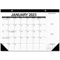 2023-2024 Writing Block Daily Planning 18 Months Dates Protective Cover Organizing Home Office Holiday To-do List Monthly Goal Wall Hanging Large Notes Desk Calendar