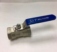 รายละเอียดสินค้า บอลวาลว์ (Stainless Ball Valve) บอลวาลว์ แบบรูเต็มหรือรูใหญ่ (1PC) (ขนาด2หุน - 2นิ้ว) สแตนเลส เกรด316