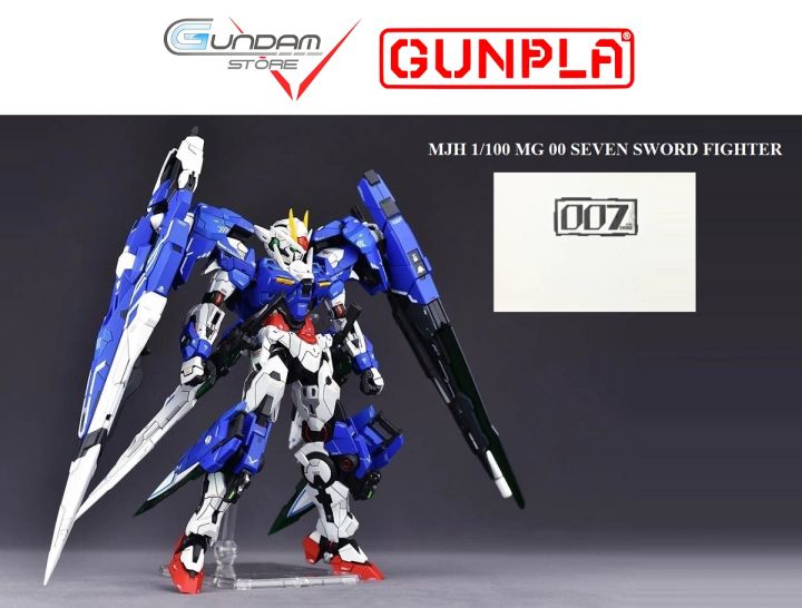 Mô Hình Gundam MG 00 Seven Sword MJH 1/100 Đồ Chơi Lắp Ráp Anime 