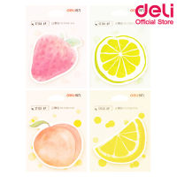 Deli กระดาษโน๊ตกาว แบบพกพา 30 แผ่น ขนาด 110x80mm (คละลาย 1 ชิ้น) Sticky Notes 21538 กระดาษโน๊ต เครื่องเขียน โพสท์อิท