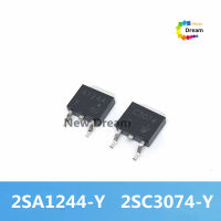 2SC3074-Y 2SA1244-Y 10ชิ้นแบบใหม่ดั้งเดิม A1244-Y C3074-Y ไป-252 (A1244 C3074)