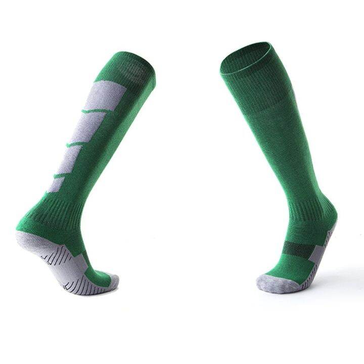 wholesale-1-pair-anti-slip-soccer-sports-socks-men-sock-football-knee-above-long-socks