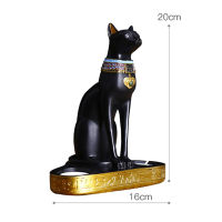 Bastet Cat Statue Egyptian Art Figurine Candle Holders Wiccan Candle Holder Animal Sculpture Home Decor Modern Accessories