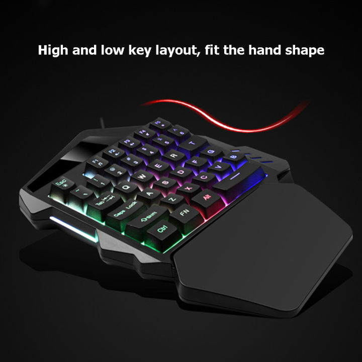 one-handed-gaming-keyboard-single-handed-mini-membrane-keyboard-professional-ultra-slim-wired-keyboard-for-pc-gamer