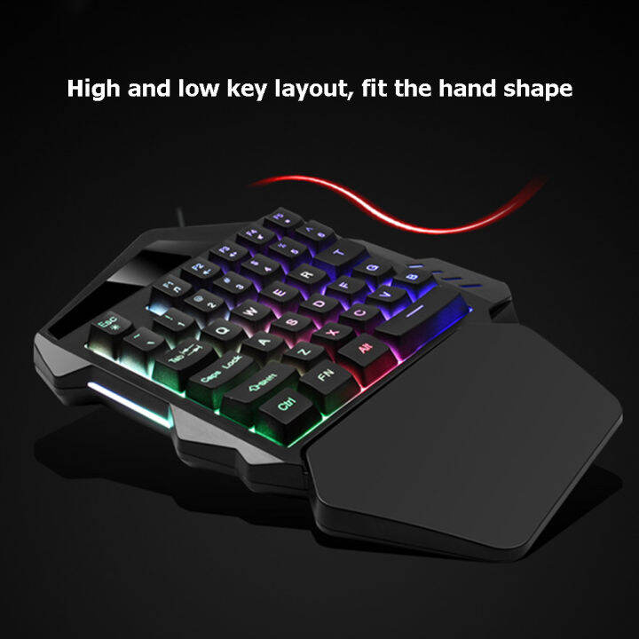 one-handed-gaming-keyboard-single-handed-mini-membrane-keyboard-professional-ultra-slim-wired-keyboard-for-pc-gamer