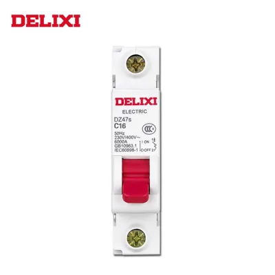 Delixi Dz47s 1P C ประเภทโค้งเบรกเกอร์230/400V 1a 2a 3a 6a 10a 16a 20a 25a 32a 50a 50Hz Mcb กับ Ce Cb Tiv