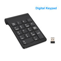 (มีในสต็อก) Lefon Wireless Keyboard Mini Digital Number Numeric Keypad Accounting Bank 18 Keys Keypad Mouse Set For Laptop PC Notebook **