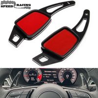 2Pcs พวงมาลัยรถ Shift Paddle Extension Shifter สติกเกอร์สำหรับ AUDI A3 S3 A4 S4 A5 Q5 A6 S6 A8 R8 TT รถอุปกรณ์เสริม