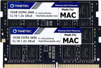 Timetec 32GB KIT(2x16GB) Compatible for Apple DDR4 2666MHz / 2667MHz for Mid 2020 iMac (20,1/20,2) / Mid 2019 iMac (19,1) 27-inch w/Retina 5K, Late 2018 Mac Mini (8,1) PC4-21333 /PC4-21300 MAC RAM