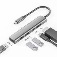 CONISTON มัลติฟังก์ชั่นพอร์ตอุปกรณ์คอมพิวเตอร์ประเภท C-To PD PD,USB-C ชาร์จ USB C Converter 5ใน1แท่นวางมือถือ5ใน1 USB ฮับ USB C Hub ชนิด C อะแดปเตอร์