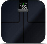 Garmin Index S2, Smart Scale with Wireless Connectivity, Measure Body Fat, Muscle, Bone Mass, Body Water% and More, Black (010-02294-02) Black Smart Scale