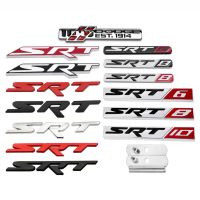 NEW Modified SRT SRT6 SRT8 SRT10 Metal Car Sticker for Dodge Jeep Auto Front Grille Emblem Rear Badge