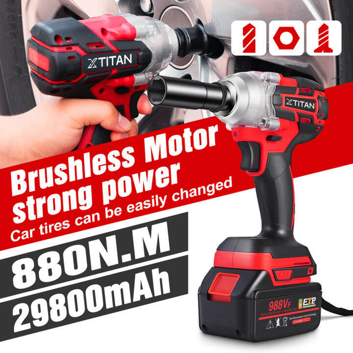 COD XTITAN 2 Battery 3 In 1 Brushless Impact Wrench Electric Drill Screwdriver Impact Driver 1 2