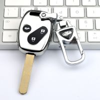 2/3 Buttons Tpu Car Key Case Cover for Honda Fit CIVIC JAZZ Pilot Accord CR-V Freed Freed Pilot StepWGN Insight Key Chains