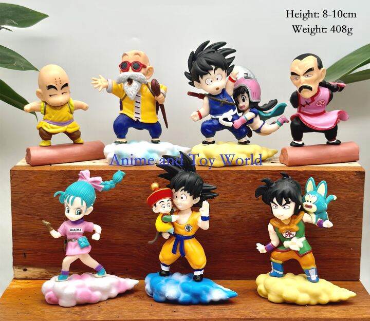 Dragon Ball Z DBZ Goku Gohan Chibi Krillin Master Roshi With Flying ...