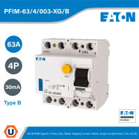 EATON Circuit Breaker (RCCB) PFIM-B, 4 Pole, 63A, Rated Tripping Current 30mA, Surge Current-Proof , AC-DC Sensitive, Type B รหัส PFIM-63/4/003-XG/B - สั่งซื้อที่ร้าน Ucanbuys