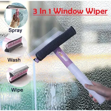 Double-sided Window Glass Cleaner Adjustable Long Handle Cleaning