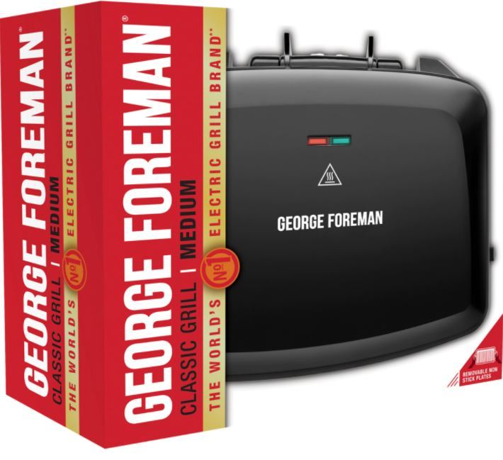 Buy George Foreman Medium Removable Plates Grill 24330, Health grills