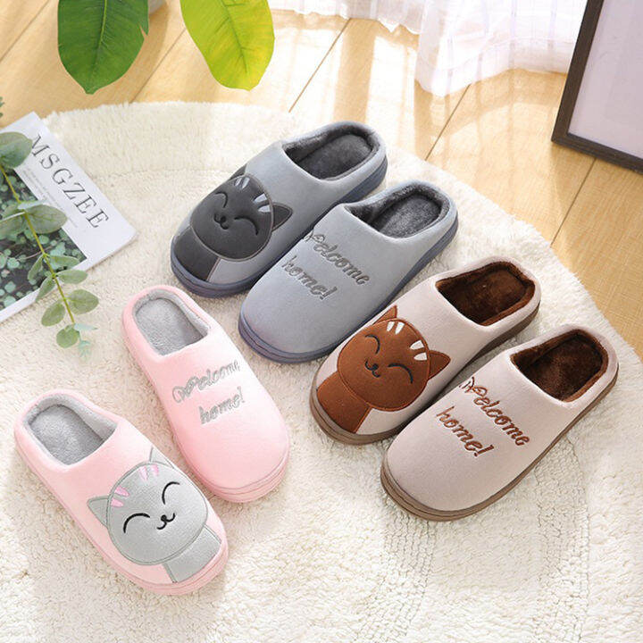 women-winter-warm-home-slippers-couple-shoes-female-plush-cat-animal-slip-on-soft-indoor-flats-comfort-ladies-man-plus-size