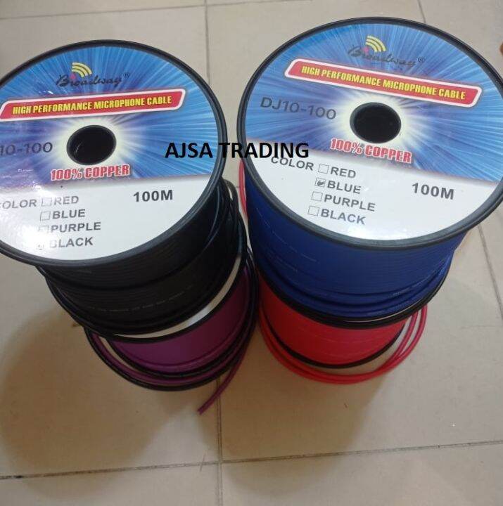 1 METER/LOT (PER METER ) BROADWAY STEREO MICROPHONE CORD / CABLE HEAVY