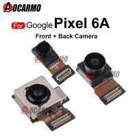 กล้องหน้าสำหรับ Google Pixel 6A ด้านหลังกว้างพิเศษ + กล้องหลักใหญ่หลังสายเคเบิลงอได้อะไหล่สำรอง