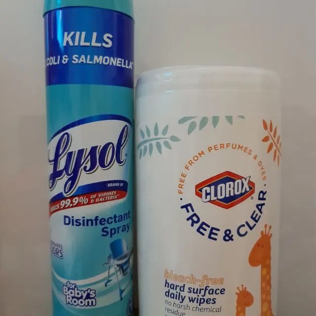 Disinfectant Spray for Baby's Room+Clorox baby free and clear 75 Wet Wipes Lazada PH