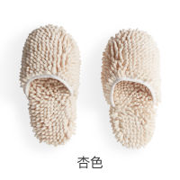 Household Chenille Absorbent Non-slip Lazy Floor Mopping Slippers Home Cleaning Mopping Washable Silent Mopping Cloth