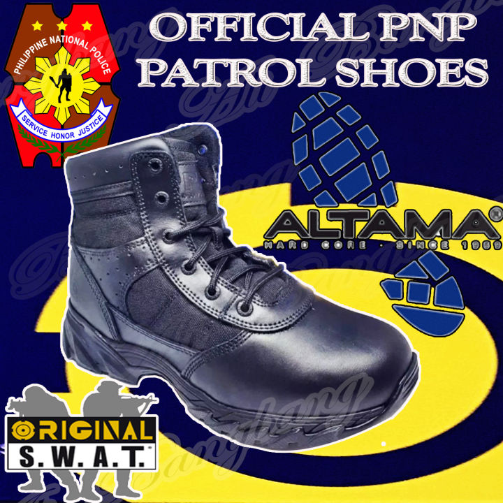 PNP Patrol Shoes (MidCut) Altama 100% Original | Lazada PH