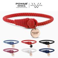 Power Ionics NEW WEAVE BAND Womens Waterproof Ions and Germanium Sports Fashion Bracelet Free Lettering Gifts Charms and Charm Bracelet