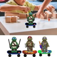 Mini Action Toy Figures Turtle Bricks Birthday Christmas Gift Doll Assemble Building Blocks MOC DIY Toys For Children modern